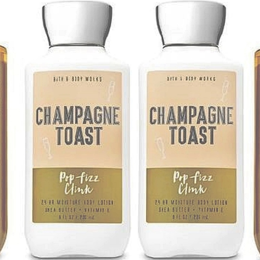 PRICE DROP BBW 2pc bundle set CHAMPAGNE TOAST New